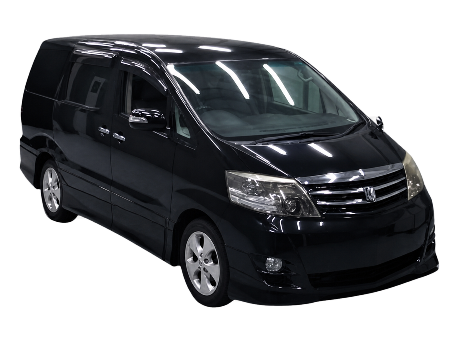 Black Toyota Alphard