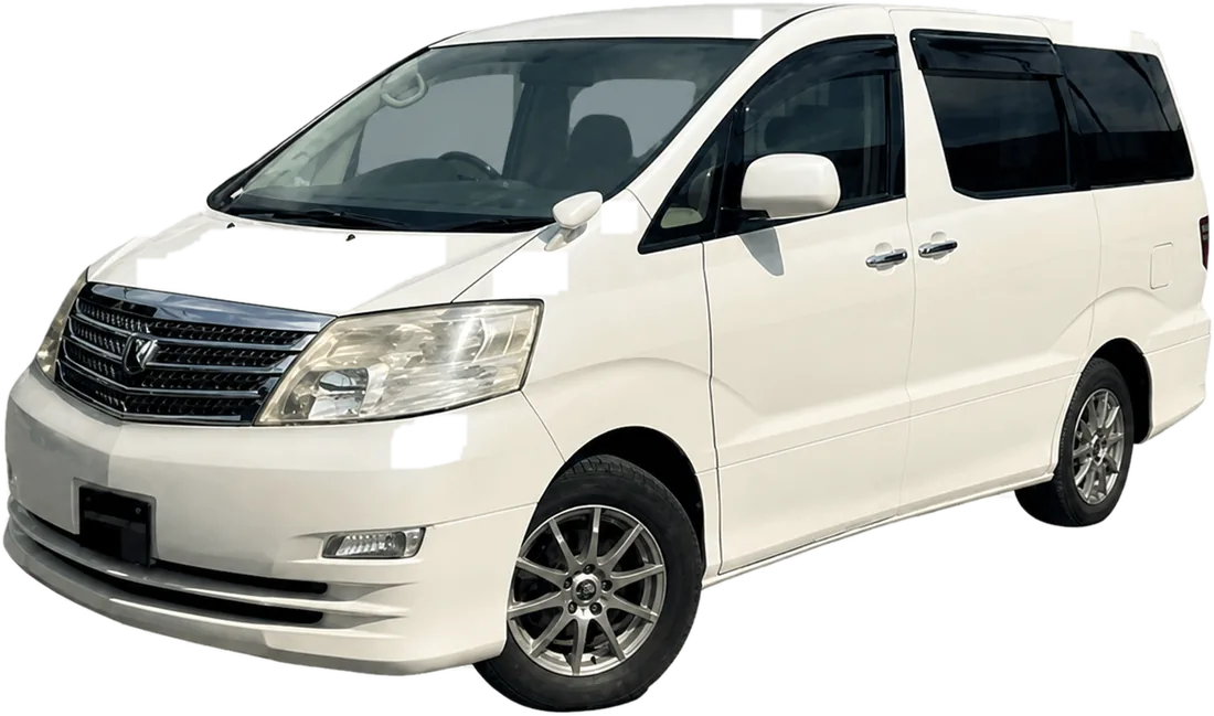 Toyota Alphard from the Chilus Logistics fleet